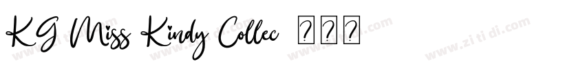 KG Miss Kindy Collec字体转换